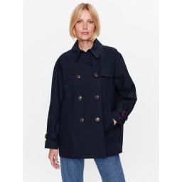 Tommy Hilfiger Преходно палто WW0WW38943 Тъмносин Regular Fit