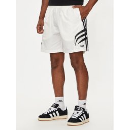 adidas Спортни шорти Q3 Atlanta IX6729 Бял Regular Fit