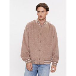 Guess Яке бомбър Logo M4RL39 WFWS2 Бежов Regular Fit