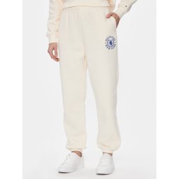 Tommy Hilfiger Долнище анцуг Crest Sweat Pant WW0WW40601 Екрю Regular Fit