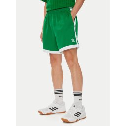 adidas Спортни шорти Mock Eyelet IZ2448 Зелен Regular Fit