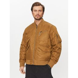 Lee Яке бомбър 112341653 Кафяв Regular Fit