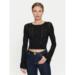 Guess Пуловер Adaline W4GR08 Z2U00 Черен Regular Fit