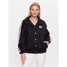 Guess Преходно яке Beulah V3YL01 KBSK0 Черен Regular Fit