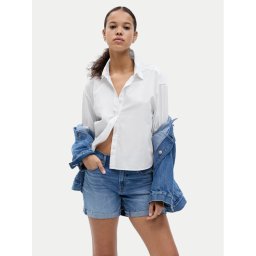 Gap Дънкови шорти 570596-02 Син Regular Fit