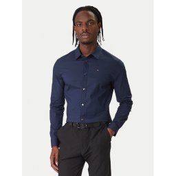 Tommy Jeans Риза DM0DM04405 Тъмносин Slim Fit