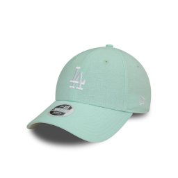New Era Шапка с козирка Wmns Mlb Linen 940 La Dodgers 60503464 Зелен
