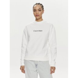 Calvin Klein Суитшърт Hero Logo K20K205450 Бял Regular Fit