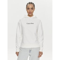 Calvin Klein Суитшърт Hero Logo K20K205449 Бял Regular Fit