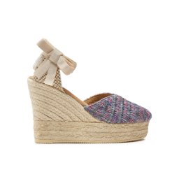 Manebi Еспадрили Acapulco Heart-Shaped Wedge Espadrilles G 0.6 WH Розов