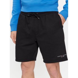 Tommy Hilfiger Спортни шорти Logo MW0MW34201 Черен Regular Fit