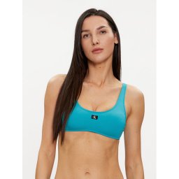 Calvin Klein Swimwear Горнище на бански KW0KW02344 Електриков