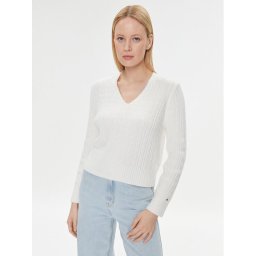 Tommy Hilfiger Пуловер WW0WW39017 Екрю Regular Fit
