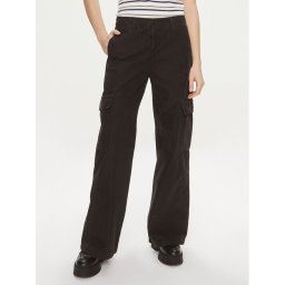 Levi's® Текстилни панталони A6077-0003 Черен Baggy Fit