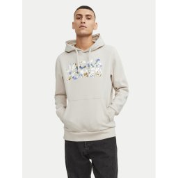 Jack & Jones Суитшърт Jeff 12250682 Бежов Standard Fit