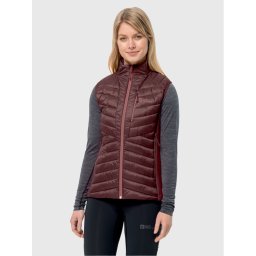 Jack Wolfskin Жилетка за костюм Routeburn Pro Ins Vest 1207202 Бордо Slim Fit