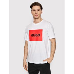 Hugo Тишърт Dulive222 50467952 Бял Regular Fit