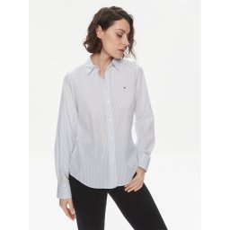 Tommy Hilfiger Риза Essential WW0WW41002 Син Regular Fit