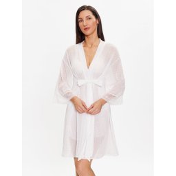 Selmark Халат Penelope 31071 Бял Regular Fit