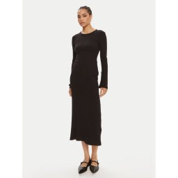 Bruuns Bazaar Плетена рокля Elliana BBW3979 Черен Regular Fit