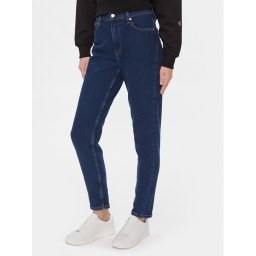 Calvin Klein Jeans Дънки Mom Jean J20J223244 Тъмносин Mom Fit