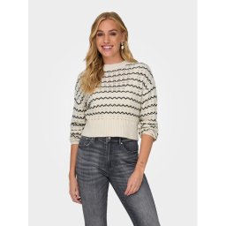 ONLY Пуловер Asa 15310527 Бежов Regular Fit