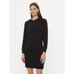 DKNY Sport Плетена рокля DP3D4832 Черен Relaxed Fit