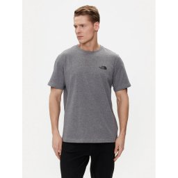 The North Face Тишърт Simple Dome NF0A87NG Сив Regular Fit