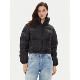 Calvin Klein Jeans Пухено яке J20J223577 Черен Relaxed Fit