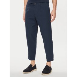 Jack & Jones Текстилни панталони Bill 12248993 Тъмносин Regular Fit
