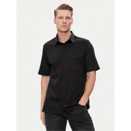 Calvin Klein Риза K10K112708 Черен Regular Fit