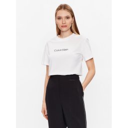 Calvin Klein Тишърт Hero Logo K20K205448 Бял Regular Fit