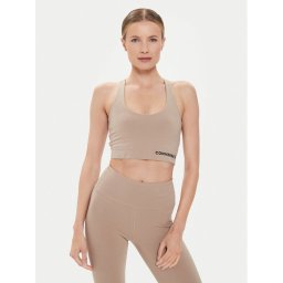Converse Сутиен-топ W Wordmark Bra Top 10024540-A10 Бежов
