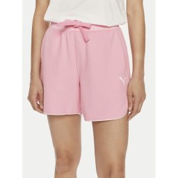 Puma Спортни шорти HER 678701 Розов Regular Fit