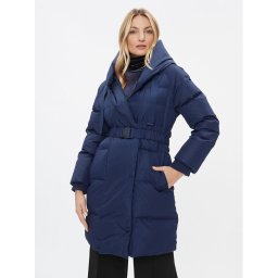 MAX&Co. Пухено яке Nibbio 74940323 Тъмносин Regular Fit