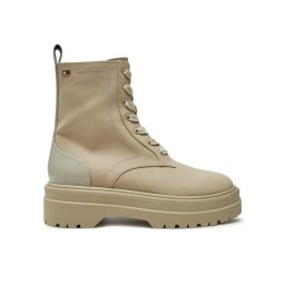 Tommy Hilfiger Туристически oбувки Flag Ventile Lace Up Boot FW0FW08287 Бежов