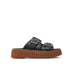 Clarks Чехли Torhill Slide 26176428 Черен