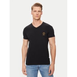 Versace Тишърт AUU01004 Черен Regular Fit