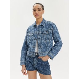 Lee Дънково яке Rider 112349588 Син Slim Fit