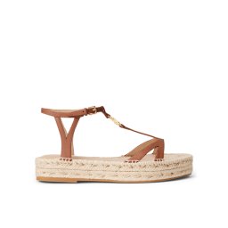 Lauren Ralph Lauren Еспадрили Payton 802927966001 Кафяв