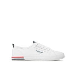 Pepe Jeans Гуменки Brady Basic Boy PBS30549 Бял
