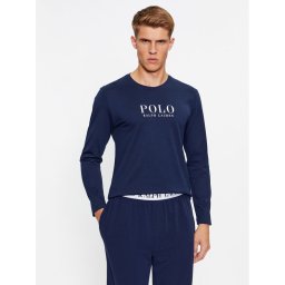 Polo Ralph Lauren Тениска с дълъг ръкав 714899614003 Тъмносин Regular Fit