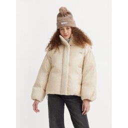 Levi's® Пухено яке Pillow Bubble A5880-0003 Екрю Relaxed Fit