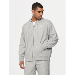 New Balance Суитшърт Essentials MJ41501 Сив Regular Fit