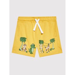 United Colors Of Benetton Спортни шорти 3BL0G900F Жълт Regular Fit