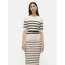 Vero Moda Пуловер Saba 10306829 Бежов Regular Fit