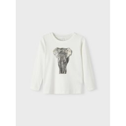 NAME IT Блуза 13212860 Бял Regular Fit