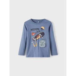 NAME IT Блуза 13205201 Тъмносин Regular Fit