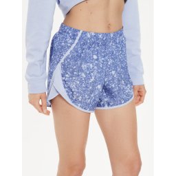 Under Armour Спортни шорти Ua Fly By Printed Short 1382439-539 Син Loose Fit