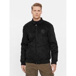 Guess Преходно яке M4RL09 WFW52 Черен Regular Fit